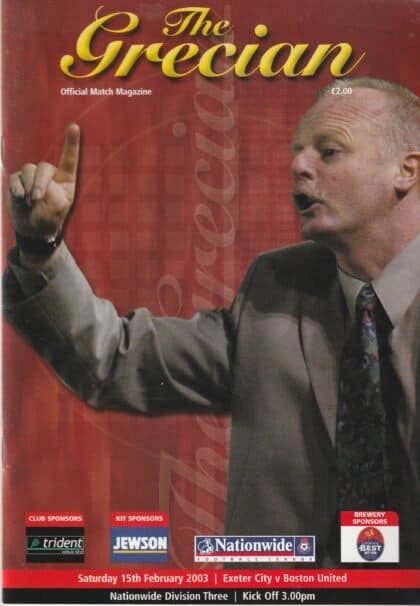 Exeter City v Boston United 15-Feb-2003