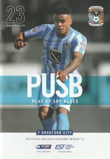 Coventry City v Bradford City 19-Apr-2016
