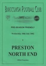 Burscough v Preston North End 10-Jul-2002