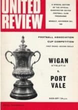 Wigan Athletic v Port Vale  24-Nov-1969