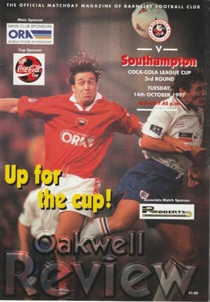 Barnsley v Southampton 14-Oct-1997