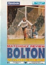 Bolton Wanderers v Stockport County 10-Mar-1992