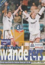 Bolton Wanderers v Sunderland 17-Apr-1995