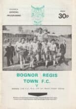 Bognor Regis Town v Swansea City 21-Nov-1984