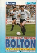Bolton Wanderers v Wigan Athletic 21-Sep-1991