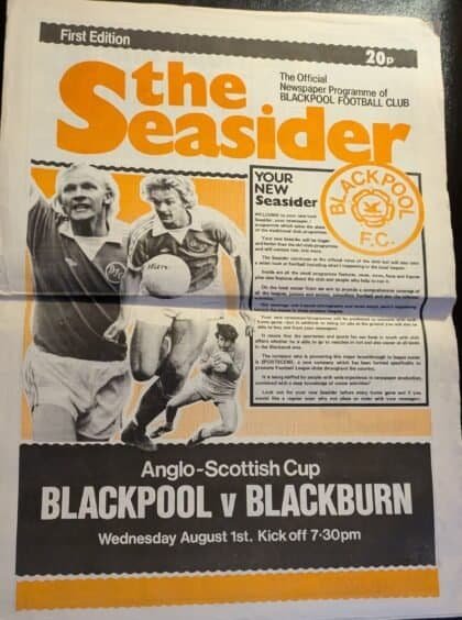 Blackpool v Blackburn Rovers 01-Aug-1979