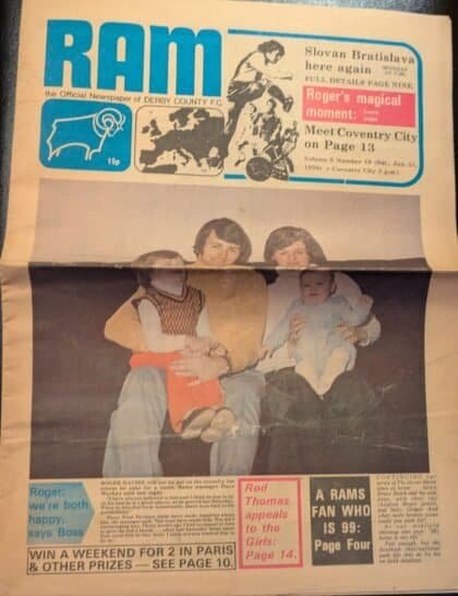Derby County v Coventry City 31-Jan-1976