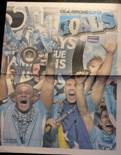 Manchester City Champions Super Goals