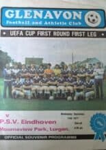 Glenavon v PSV Eindhoven 14-Sep-1977