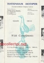 Tottenham Hotspur Player photo/autograph facsimile sheet