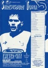 Shrewsbury Town v Exeter City 23-Jan-1990