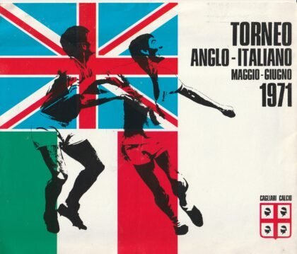 Anglo Italian Cup 1971 Tournament brochure - Cagliari edition