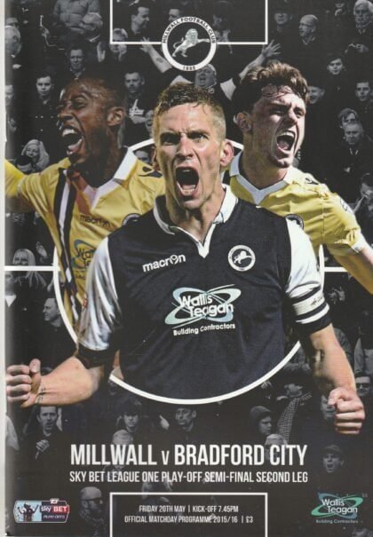 Millwall v Bradford City 20-May-2016