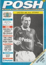 Peterborough United v Shrewsbury Town 14-Mar-1992