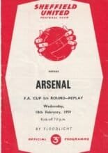 Sheffield United v Arsenal 18-Feb-1959