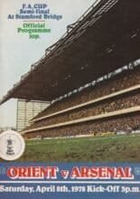 Leyton Orient v Arsenal 08-Apr-1978