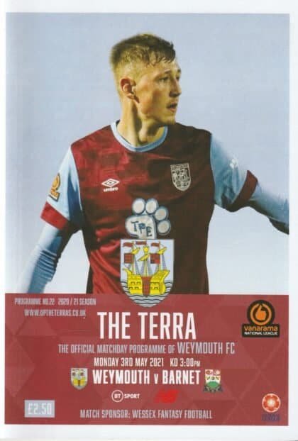 Weymouth v Barnet 03-May-2021