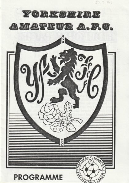 Yorkshire Amateur v Barnsley 23-Jul-1992