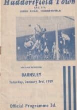 Huddersfield Town v Barnsley 03-Jan-1959