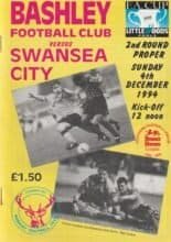 Bashley v Swansea City 04-Dec-1994
