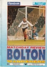Bolton Wanderers v Birmingham City 17-Mar-1992