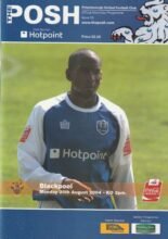 Peterborough United v Blackpool 30-Aug-2004