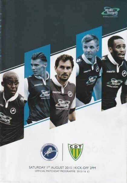 Millwall v CD Tondela  01-Aug-2015
