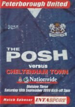 Peterborough United v Cheltenham Town 18-Sep-1999