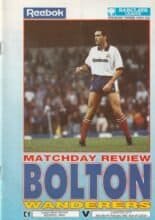 Bolton Wanderers v Chester City 08-Feb-1992