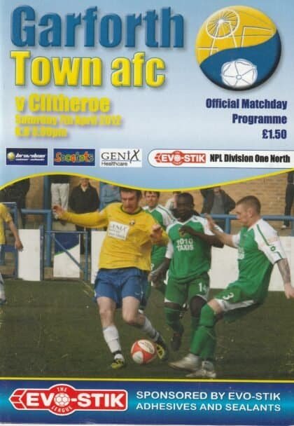 Garforth Town v Clitheroe 07-Apr-2012