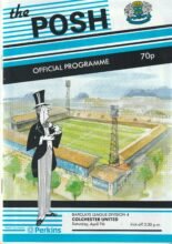 Peterborough United v Colchester United 07-Apr-1990