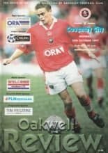Barnsley v Coventry City 20-Oct-1997