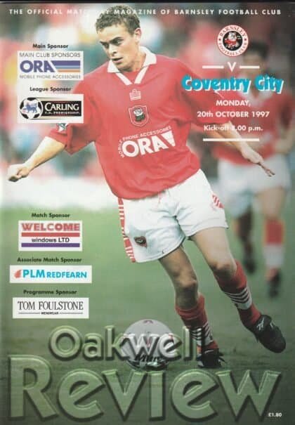 Barnsley v Coventry City 20-Oct-1997
