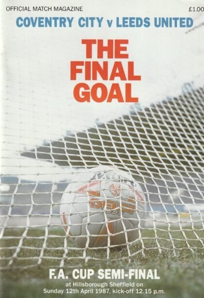 Coventry City v Leeds United 12-Apr-1987