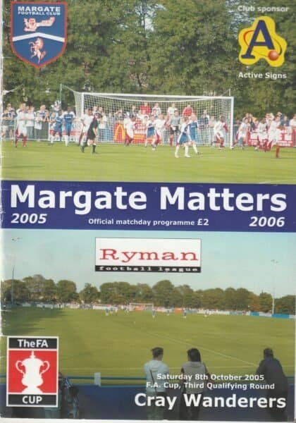 Margate v Cray Wanderers 08-Oct-2005
