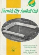 Norwich City v Derby County 12-Nov-1966