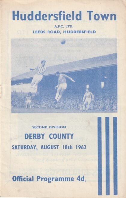 Huddersfield Town v Derby County 18-Aug-1962