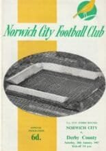 Norwich City v Derby County 28-Jan-1967