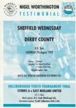 Sheffield Wednesday v Derby County 07-Aug-1993
