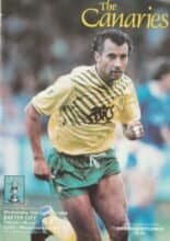 Norwich City v Exeter City 10-Jan-1990