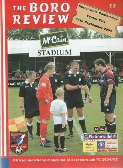 Scarborough v Exeter City 11-Sep-2004