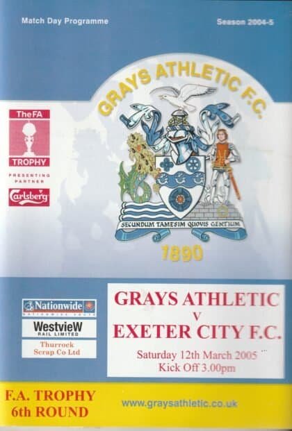 Grays Athletic v Exeter City  12-Mar-2005