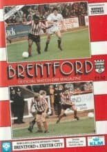 Brentford v Exeter City 16-Feb-1991