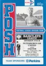 Peterborough United v Exeter City 17-Dec-1988