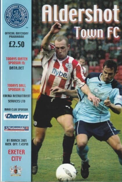 Aldershot Town v Exeter City 01-Mar-2005