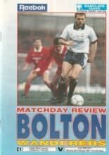 Bolton Wanderers v Exeter City 22-Feb-1992