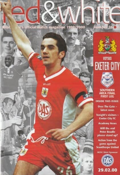 Bristol City v Exeter City 29-Feb-2000