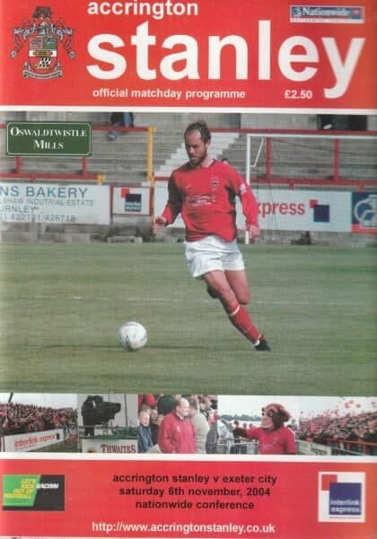 Accrington Stanley v Exeter City 06-Nov-2004