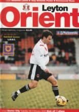 Leyton Orient v Exeter City  08-Feb-2000