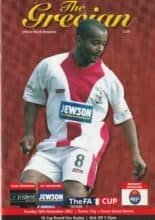 Exeter City v Forest Green Rovers 26-Nov-2002